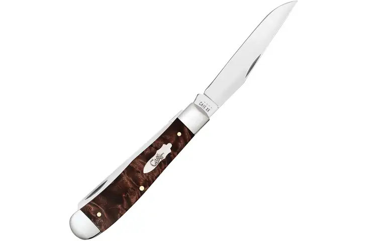 Case Trapper Maple Burl 4.13in Folding Knife - view 3